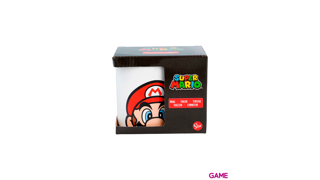 Taza Nintendo: Cabeza de Mario 325ml-0