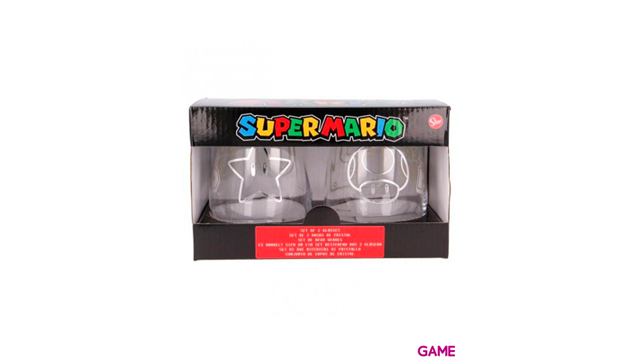 Set de Vasos Nintendo Super Mario 510ml-1