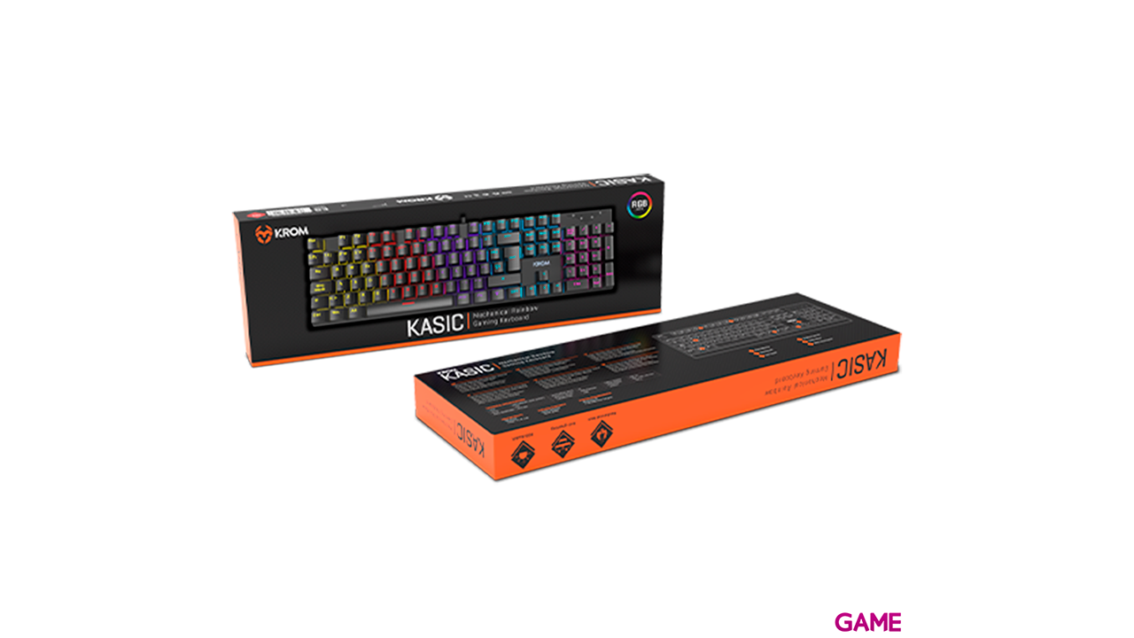 KROM Kasic mechanical rainbow - Teclado Gaming-1