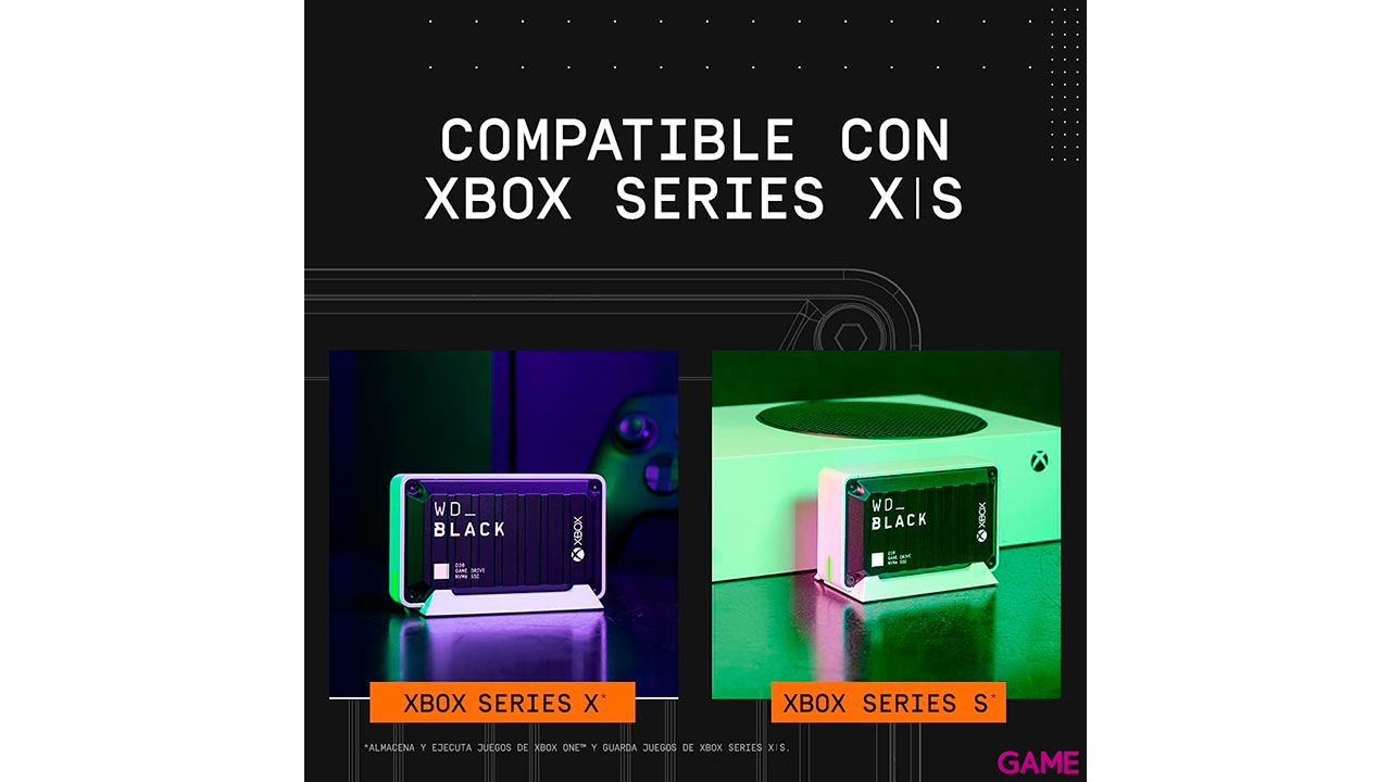 Western Digital Black D30 1TB SSD for Xbox - Disco duro Externo-4