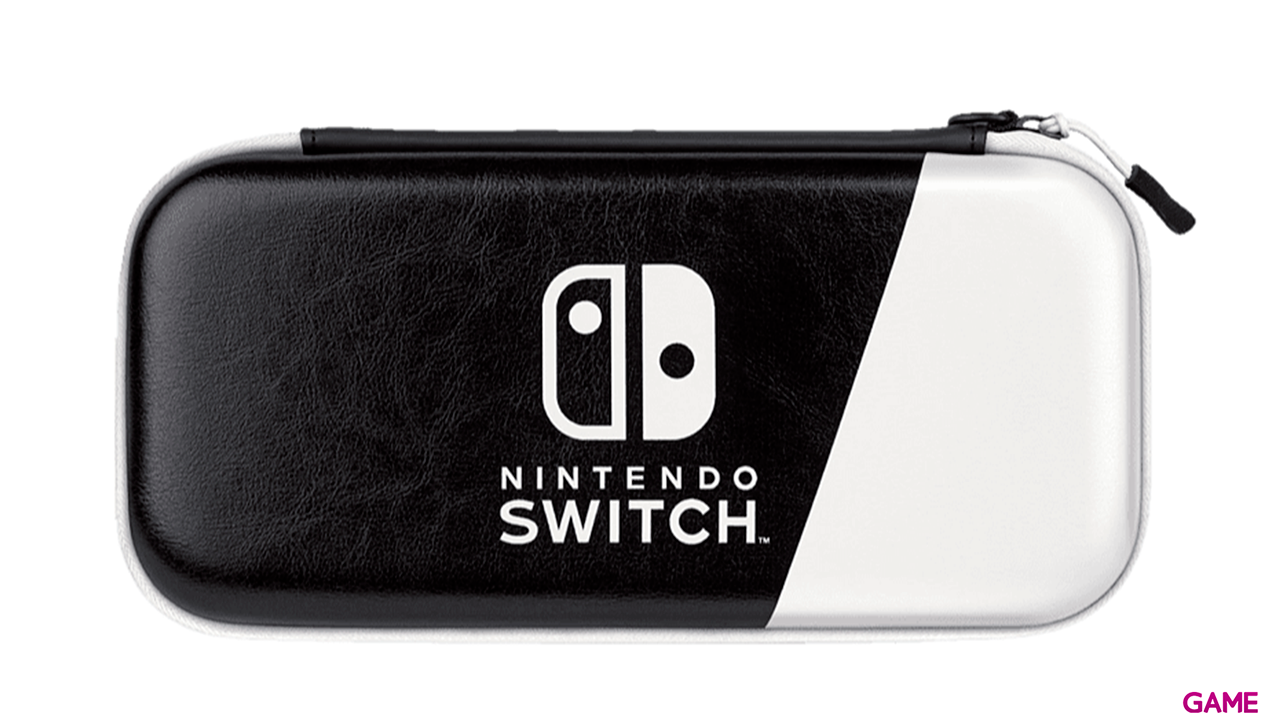 Funda Slim Travel Deluxe Blanco/Negro para Nintendo Switch PDP -Licencia oficial--0