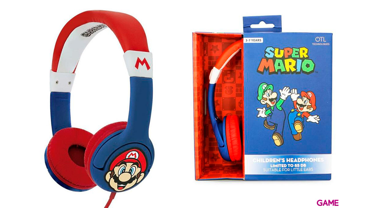 Auriculares OTL Super Mario Infantiles-3