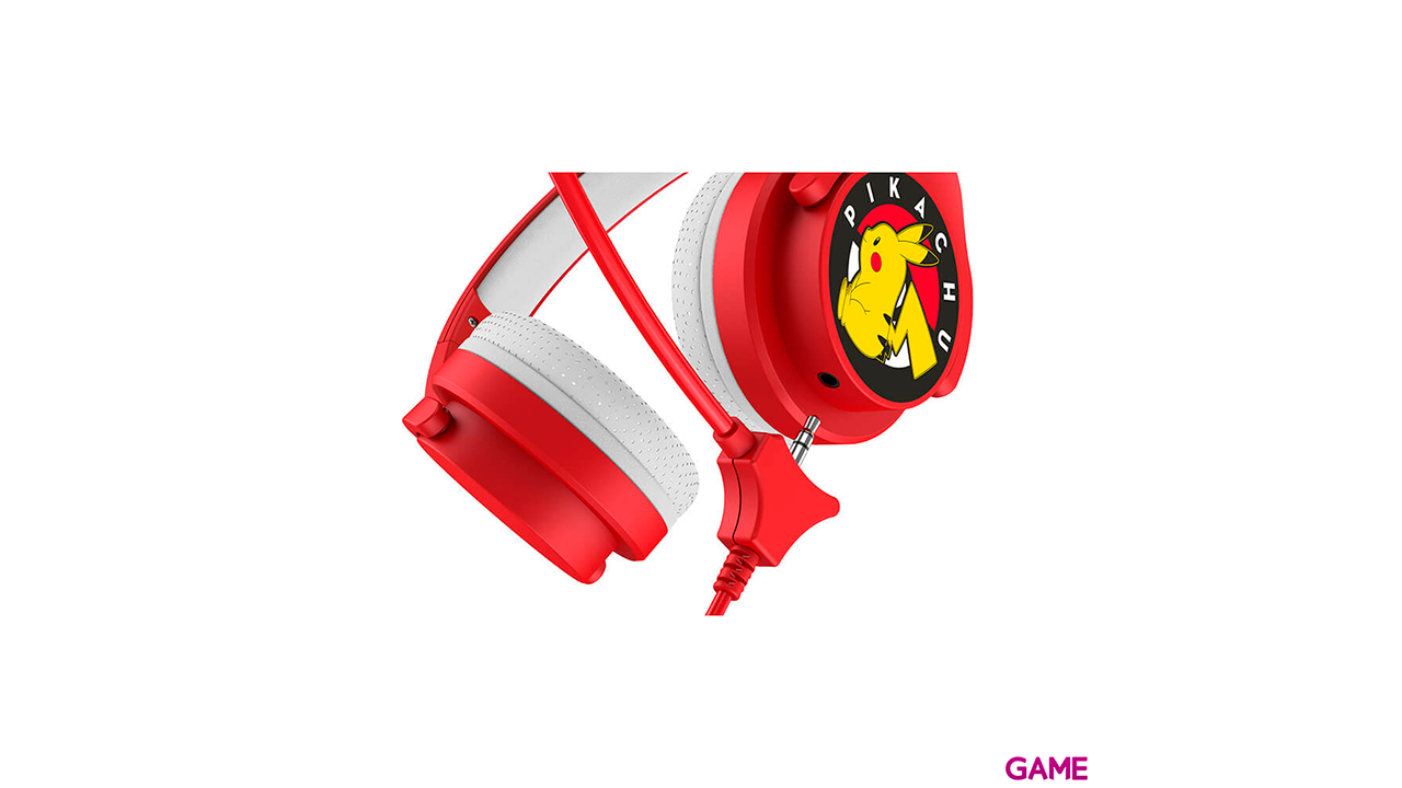Auriculares OTL Pokemon Pikachu Rojo Interactivos-3