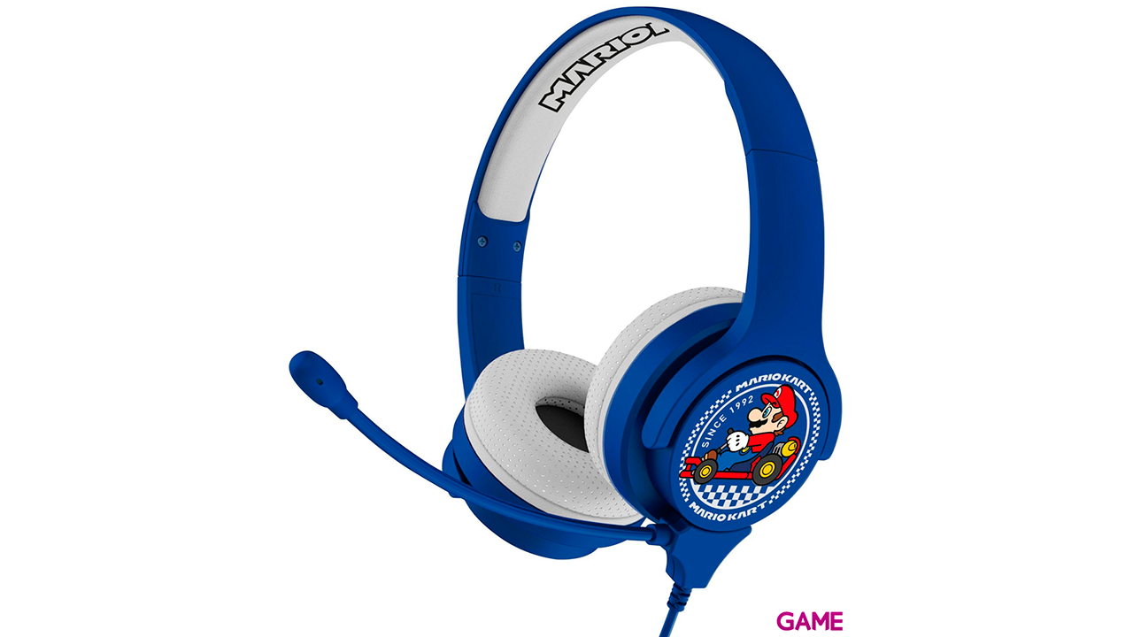 Auriculares OTL Nintendo Mariokart Azul Interactivos-4