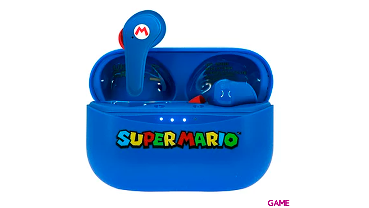 Auriculares Earpods OTL Super Mario Blue-1