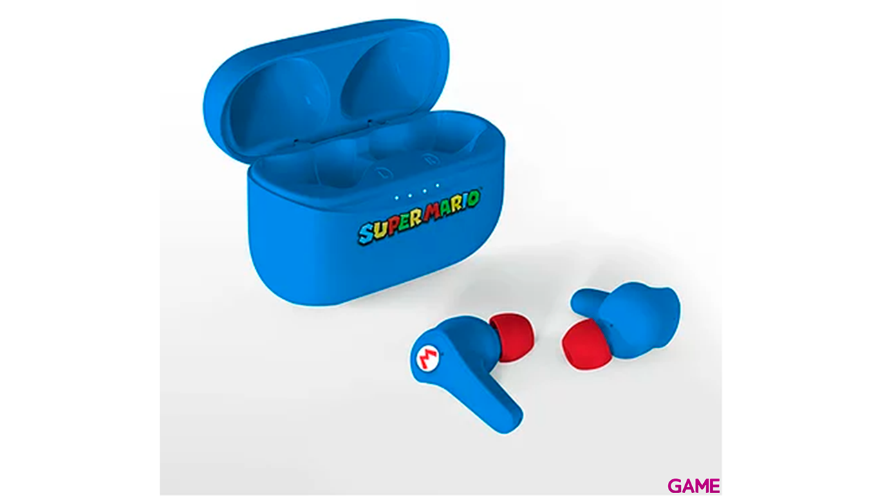 Auriculares Earpods OTL Super Mario Blue-3