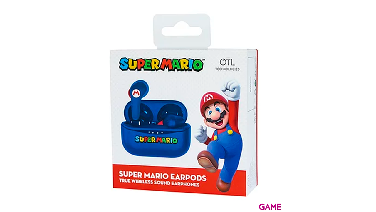Auriculares Earpods OTL Super Mario Blue-5
