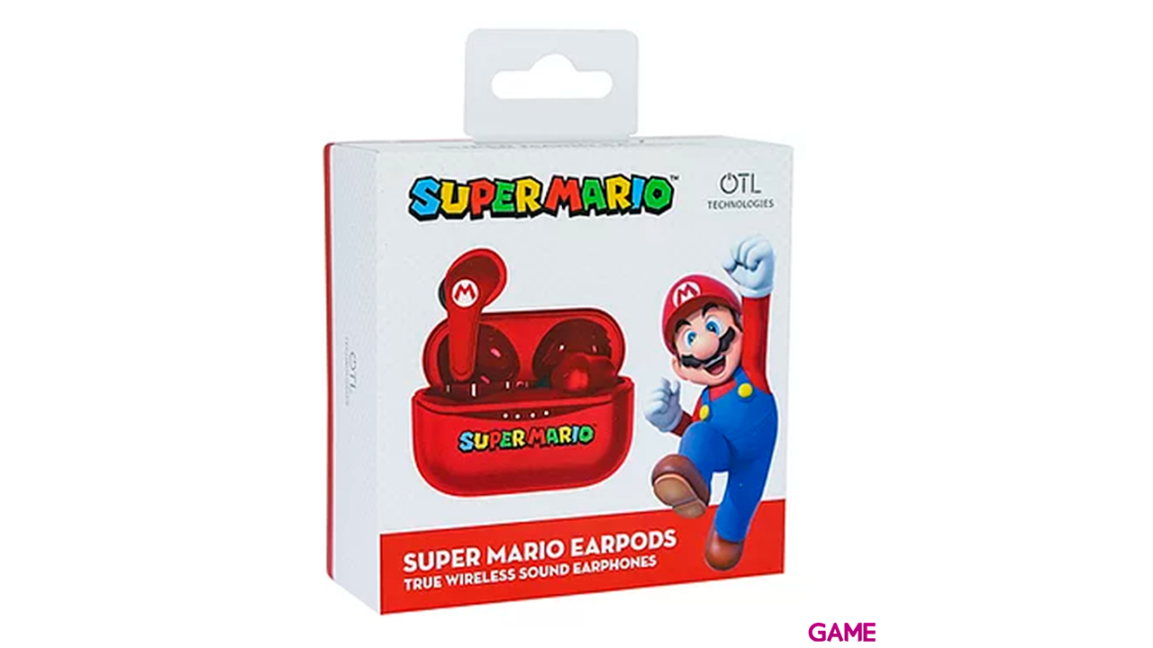 Auriculares Earpods OTL Super Mario Red-0