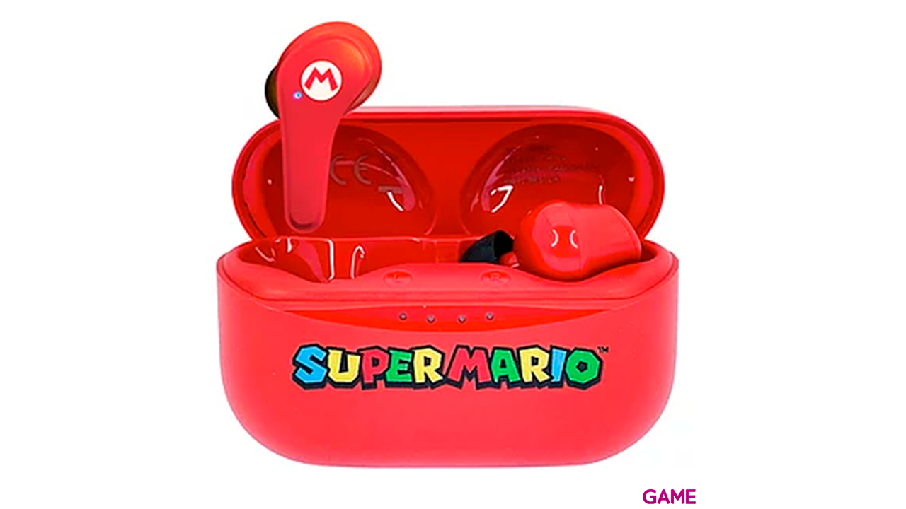 Auriculares Earpods OTL Super Mario Red-1