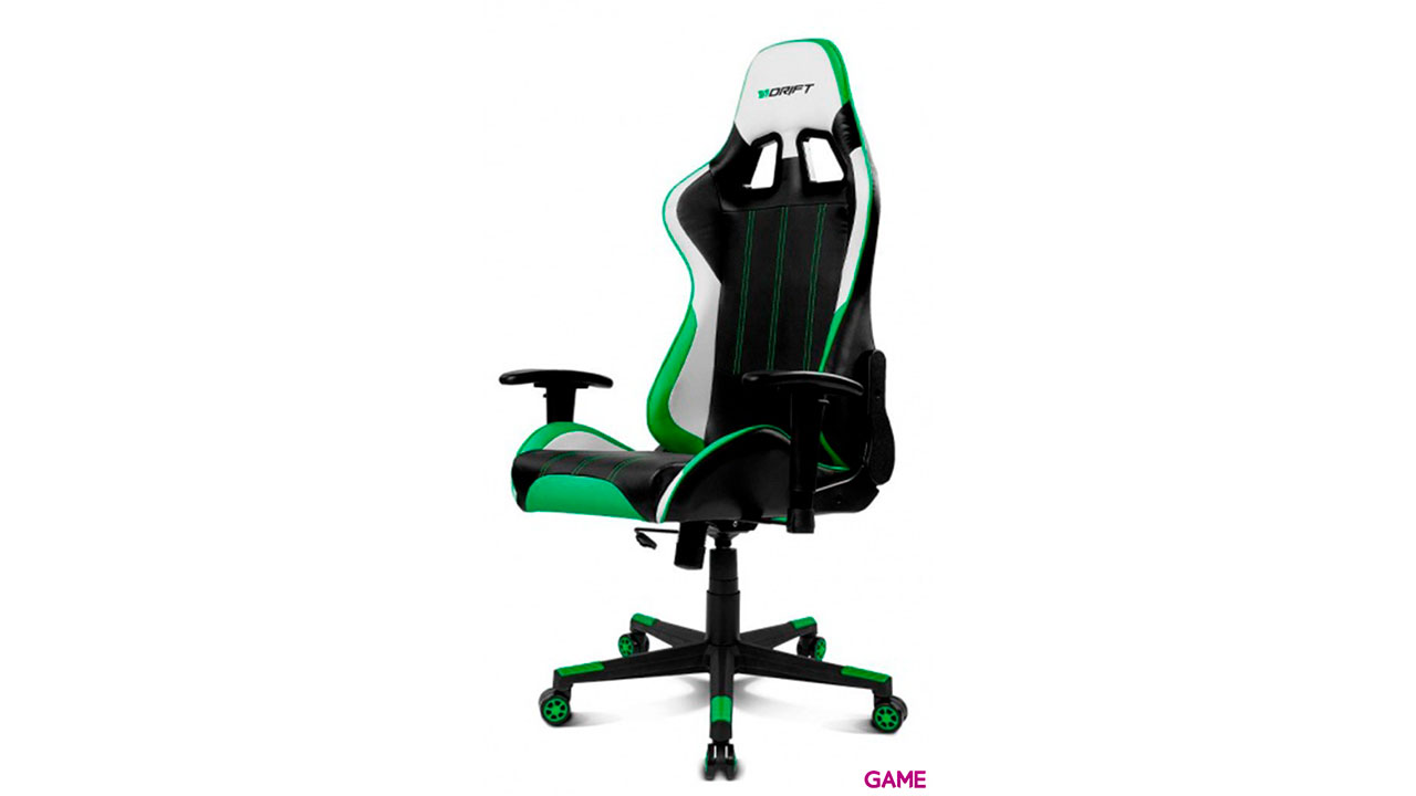 Drift DR175 Negro Verde Blanco - Silla Gaming-4
