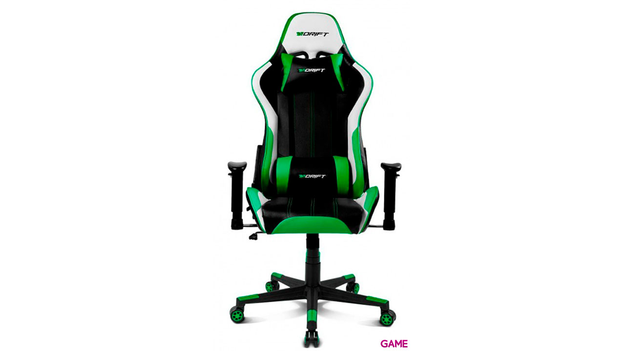 Drift DR175 Negro Verde Blanco - Silla Gaming-5