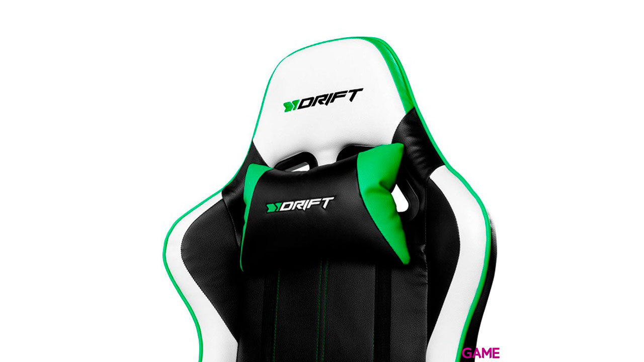 Drift DR175 Negro Verde Blanco - Silla Gaming-6