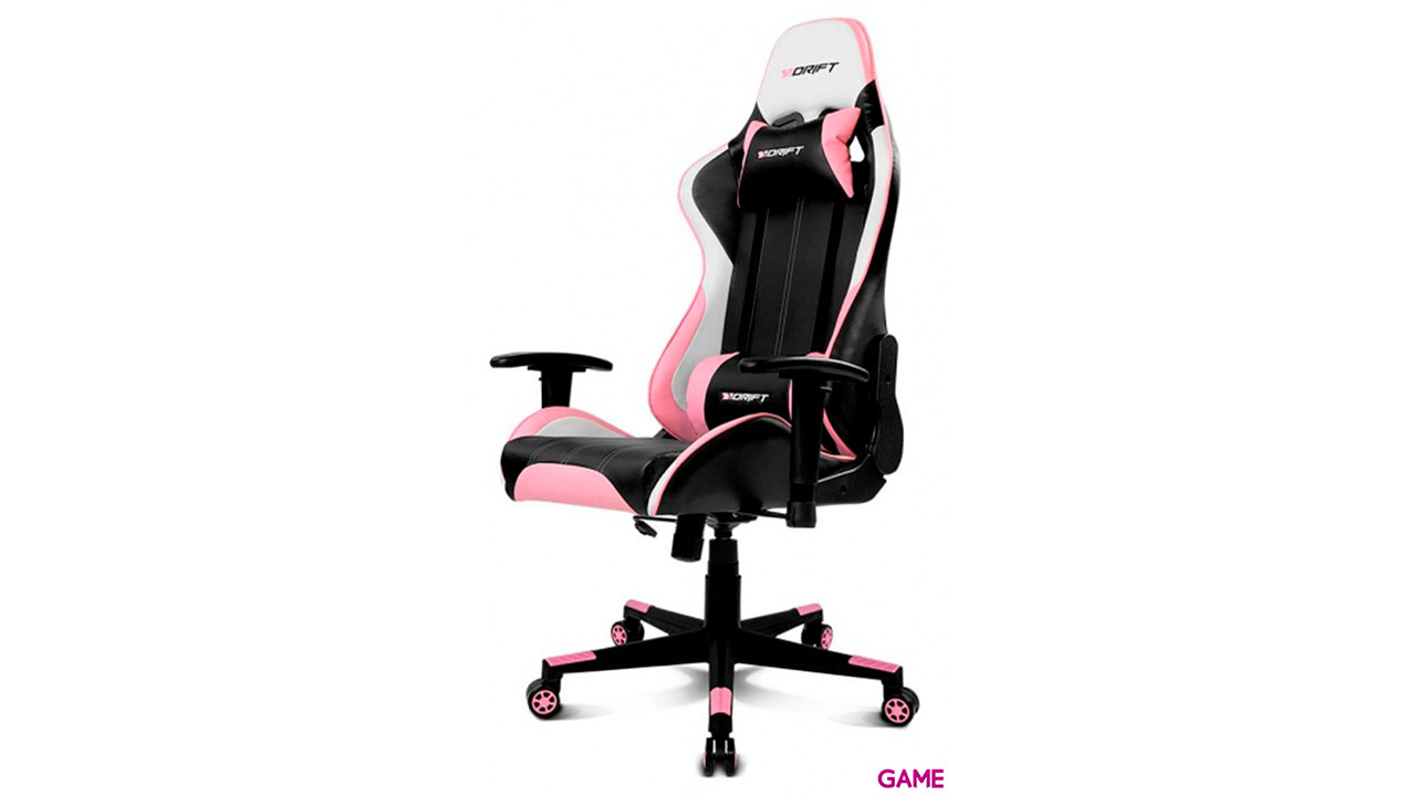 DRIFT DR175 NEGRO/ROSA/BLANCO - Silla Gaming-0