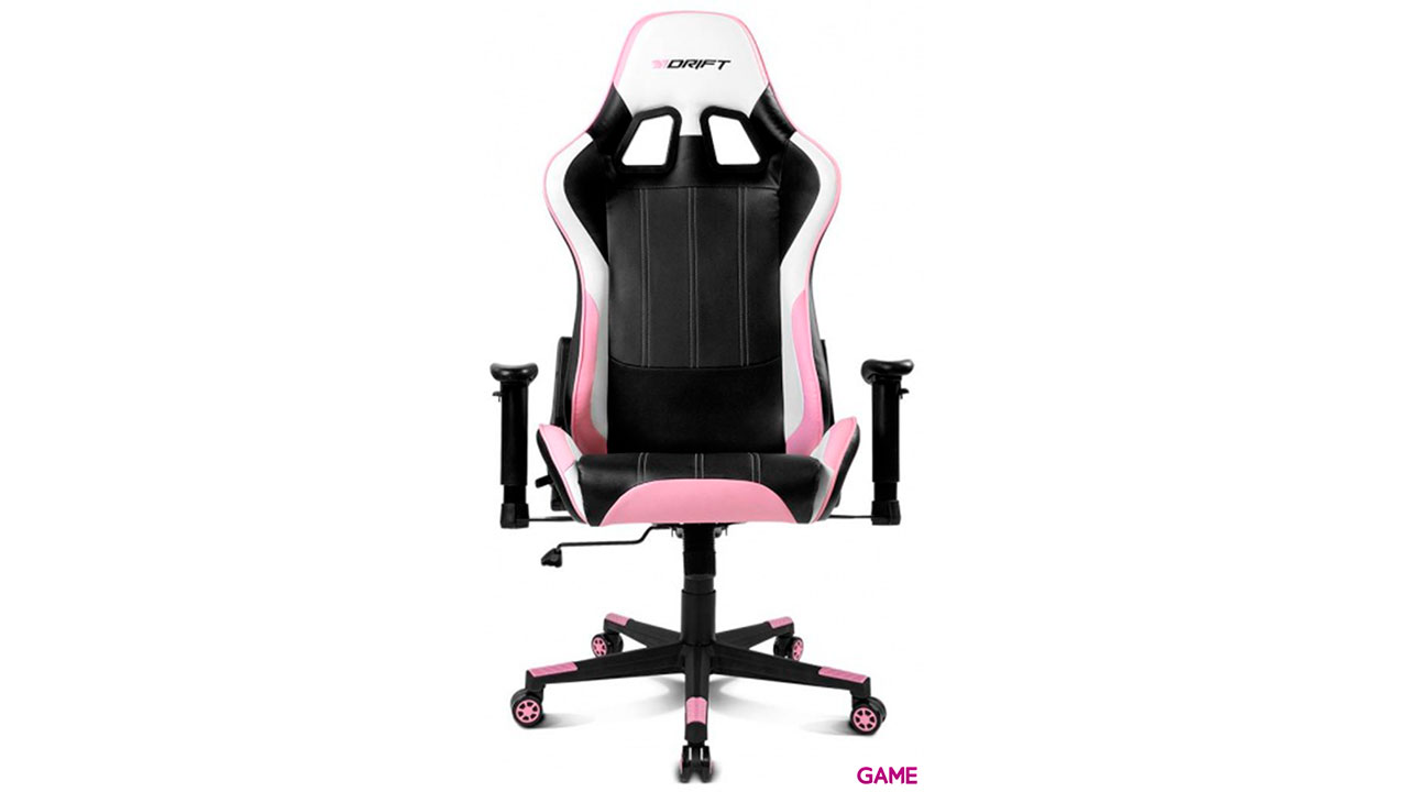 DRIFT DR175 NEGRO/ROSA/BLANCO - Silla Gaming-4