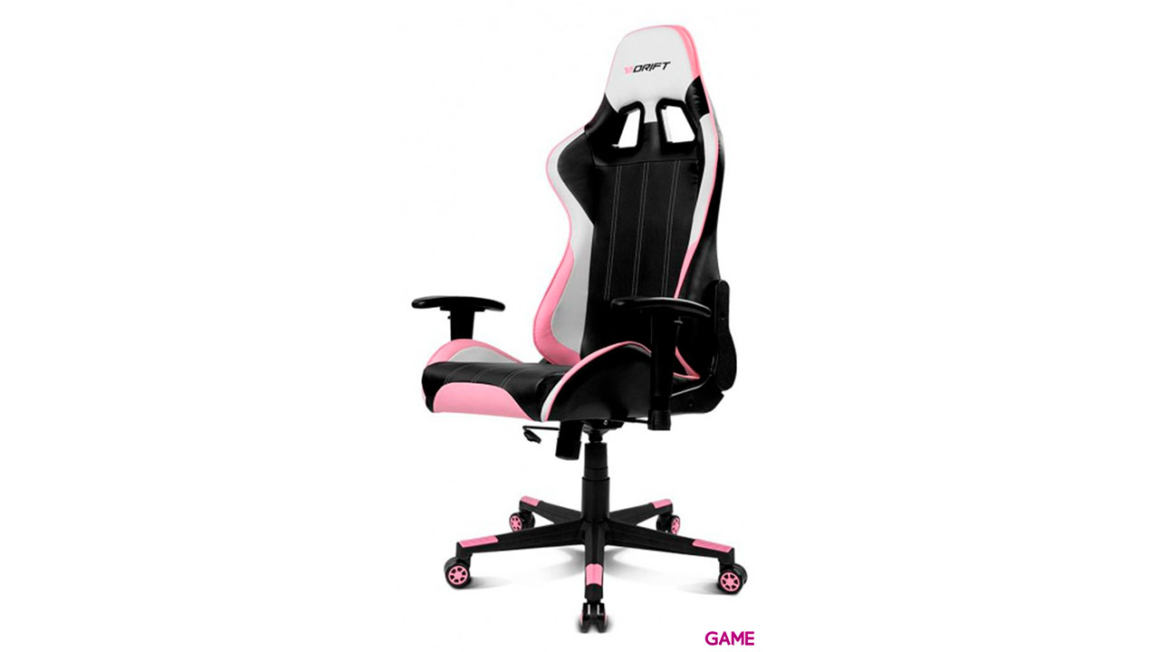 DRIFT DR175 NEGRO/ROSA/BLANCO - Silla Gaming-5