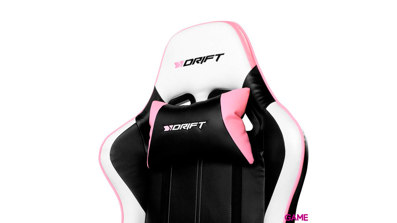DRIFT DR175 NEGRO/ROSA/BLANCO - Silla Gaming-7