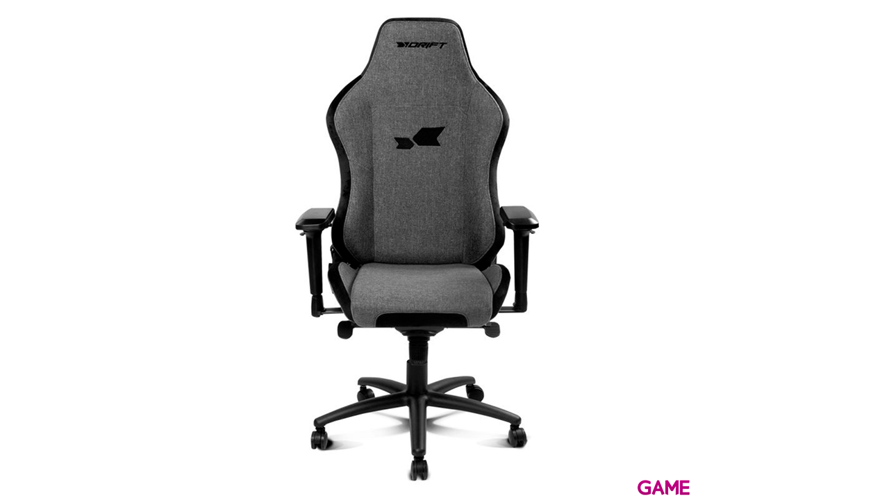 DRIFT DR275 GRIS/NEGRO TELA - Silla Gaming-1