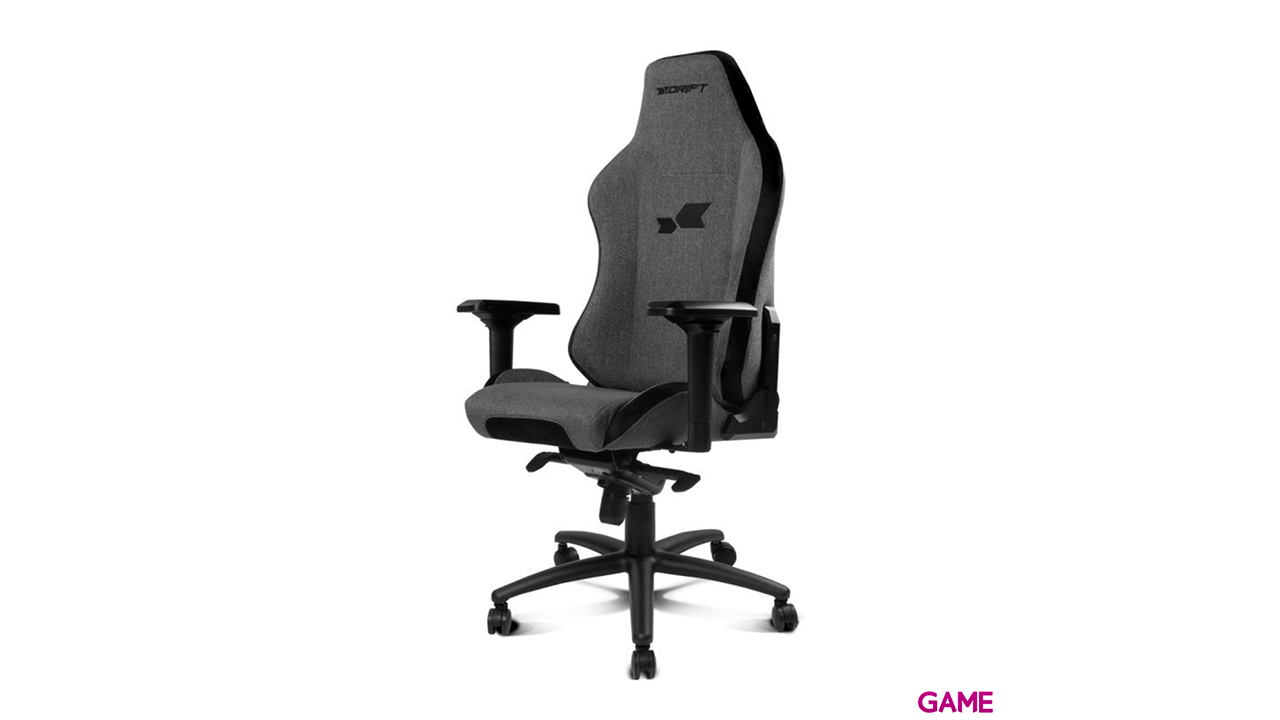 DRIFT DR275 GRIS/NEGRO TELA - Silla Gaming-2