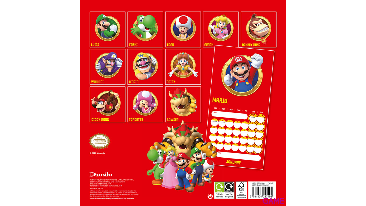 Calendario 2022 Super Mario-1