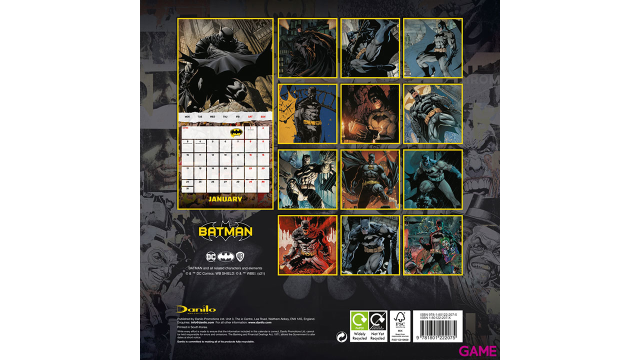 Calendario 2022 Batman-1