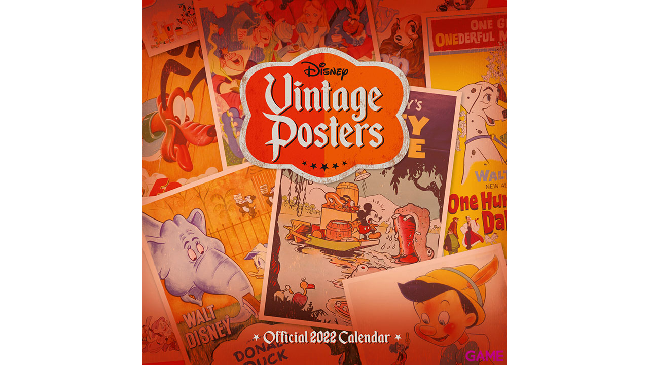 Calendario 2022 Disney Posters de Películas Clásicas-0