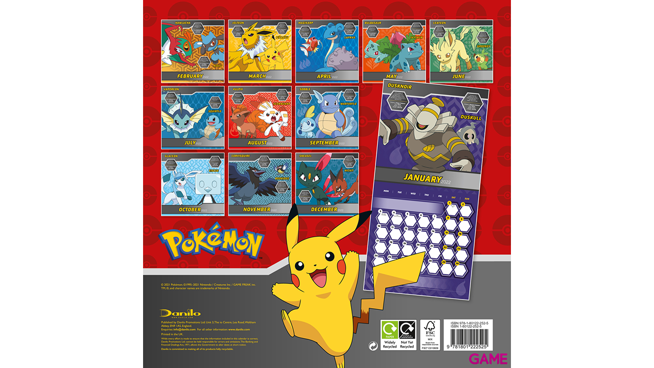 Calendario 2022 Pokemon-1