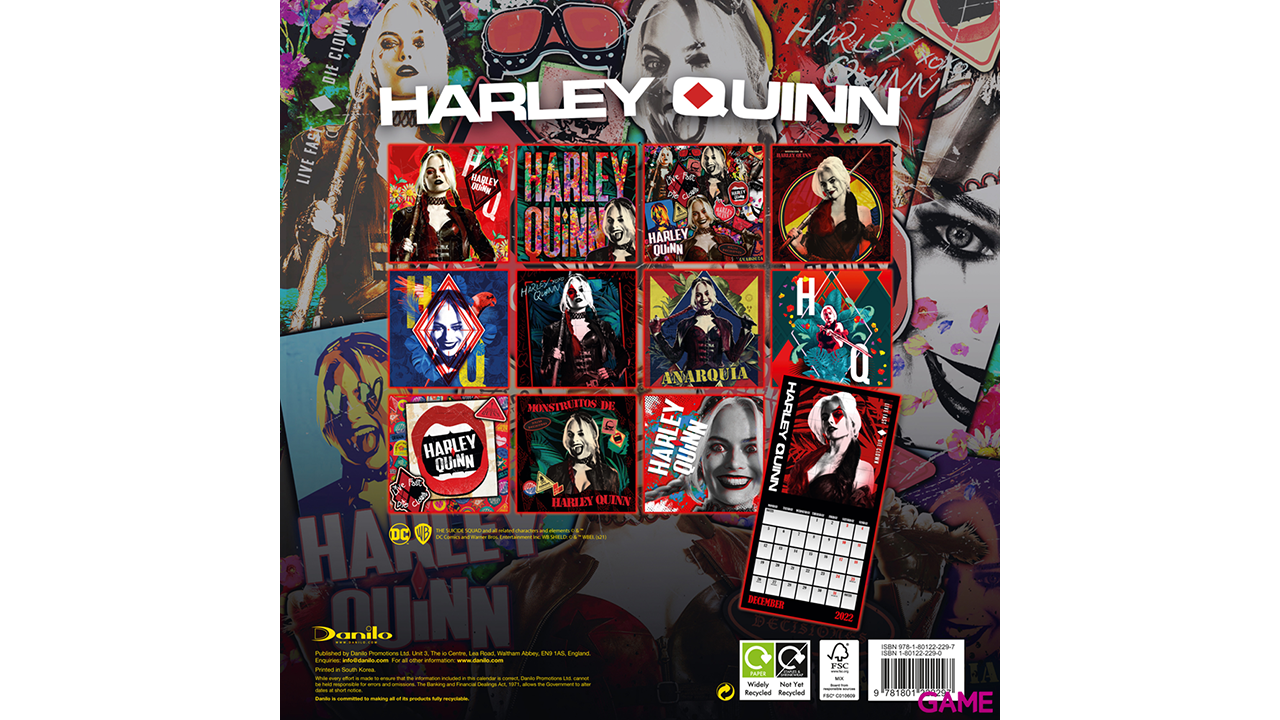 Calendario 2022 Harley Quinn-1