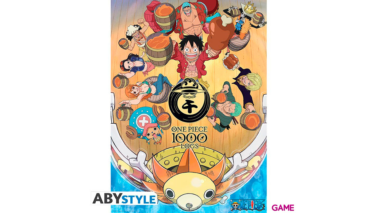 Póster 52 x 38 One Piece: 1000 Logs Cheers-0