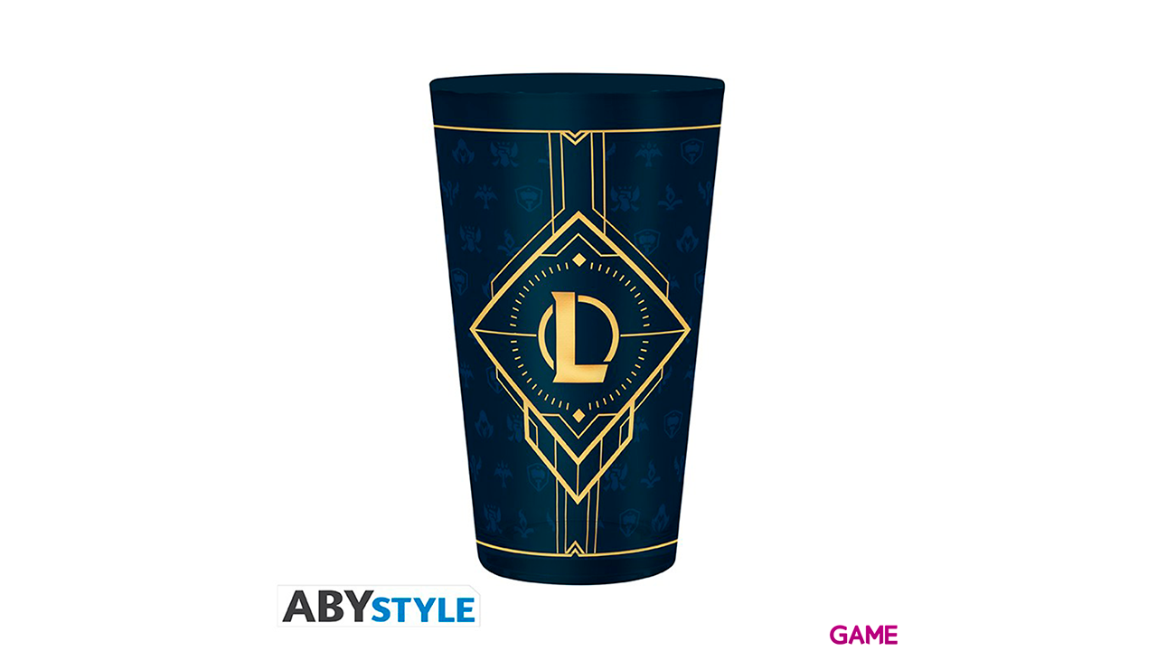 Caja Regalo Vaso XXL + Pin + Libreta. League of Legends: Hextech Logo-0