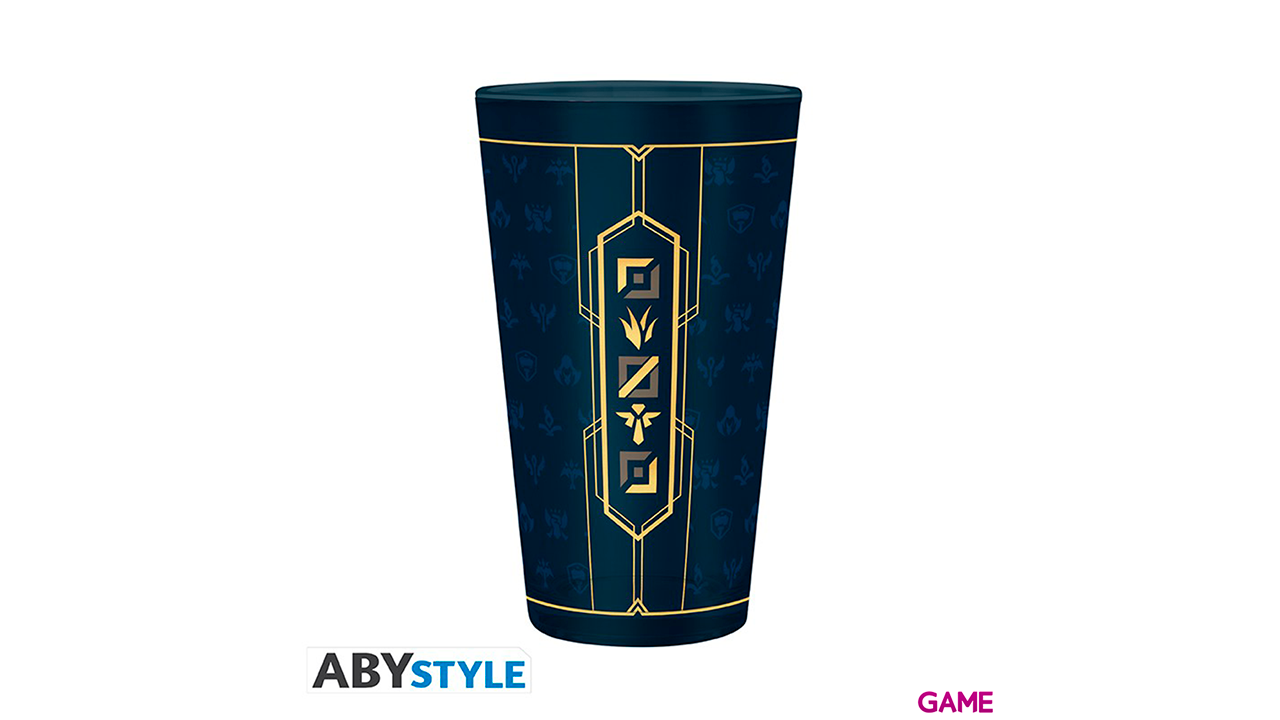 Caja Regalo Vaso XXL + Pin + Libreta. League of Legends: Hextech Logo-1