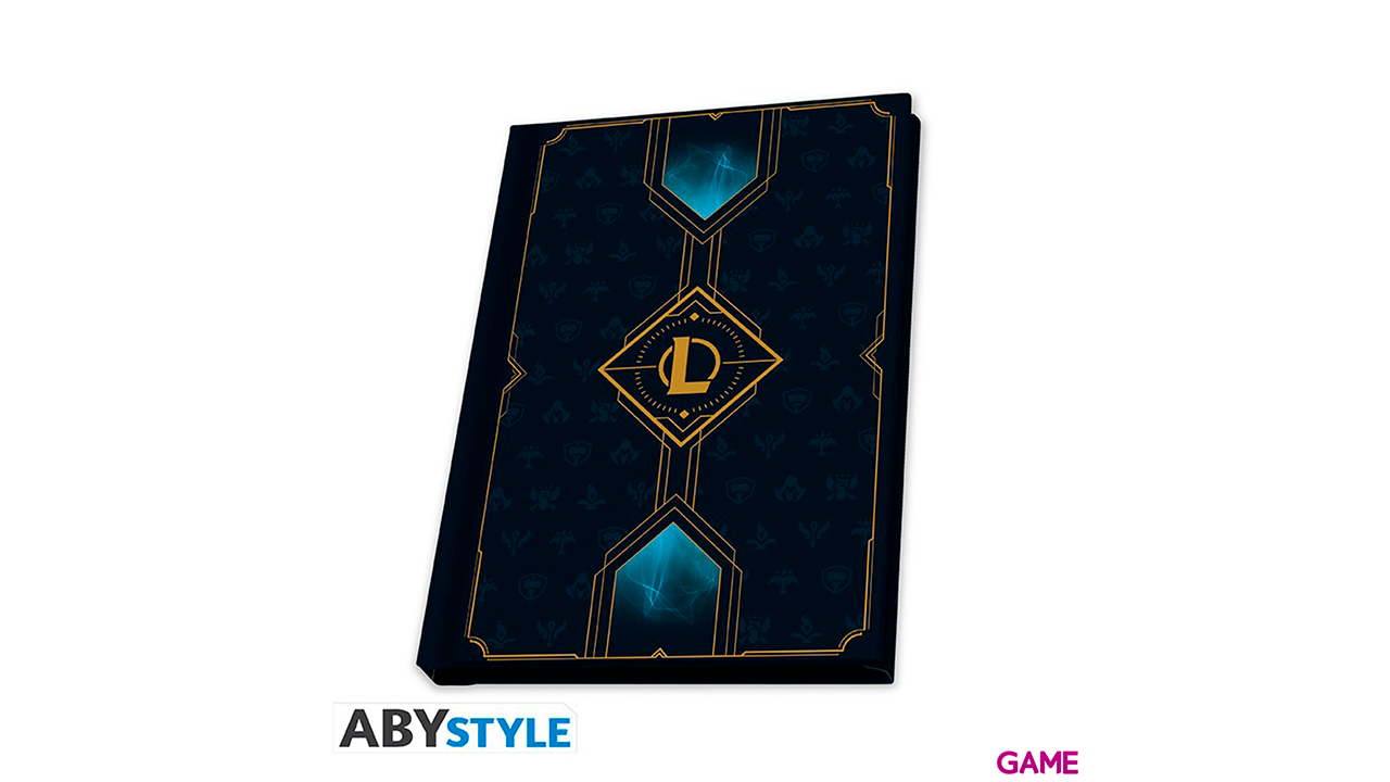Caja Regalo Vaso XXL + Pin + Libreta. League of Legends: Hextech Logo-2