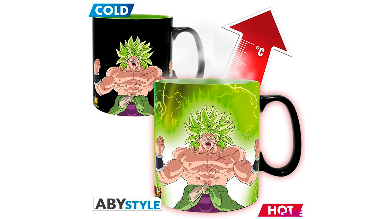 Taza Termosensible 460 ml Dragon Ball Broly: Gogeta & Brol-0