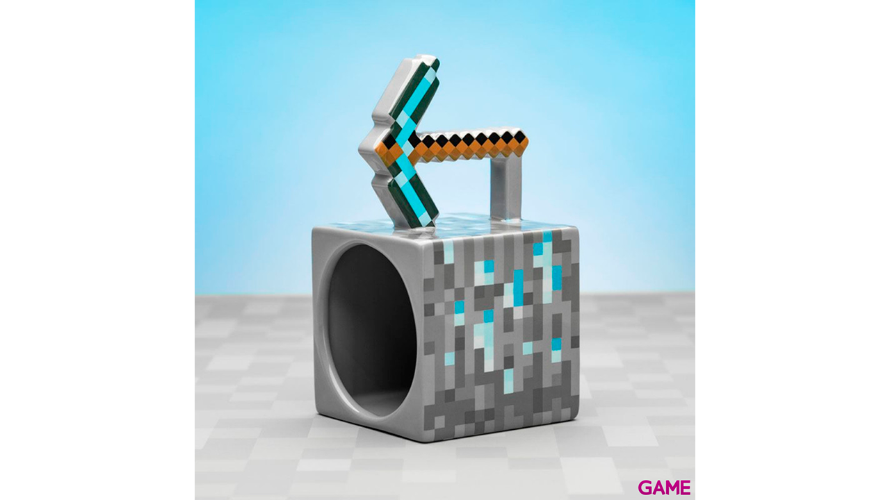 Taza 3D Minecraft: Pickaxe-3