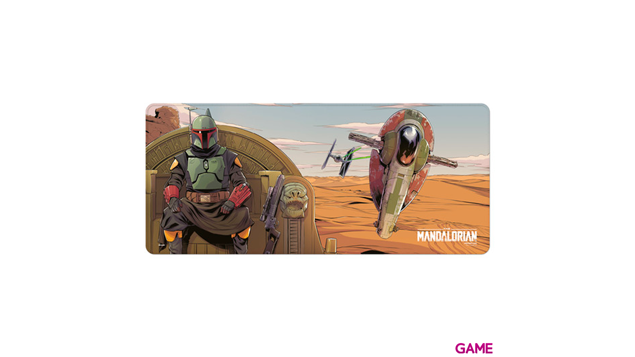 Alfombrilla de Ratón XL Star Wars The Mandalorian: Boba Fett-0