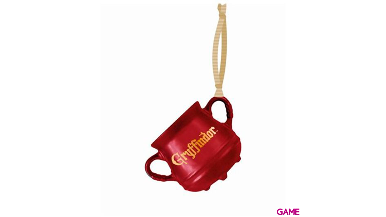 Adorno de Navidad Harry Potter: Gryffindor Cauldron-0