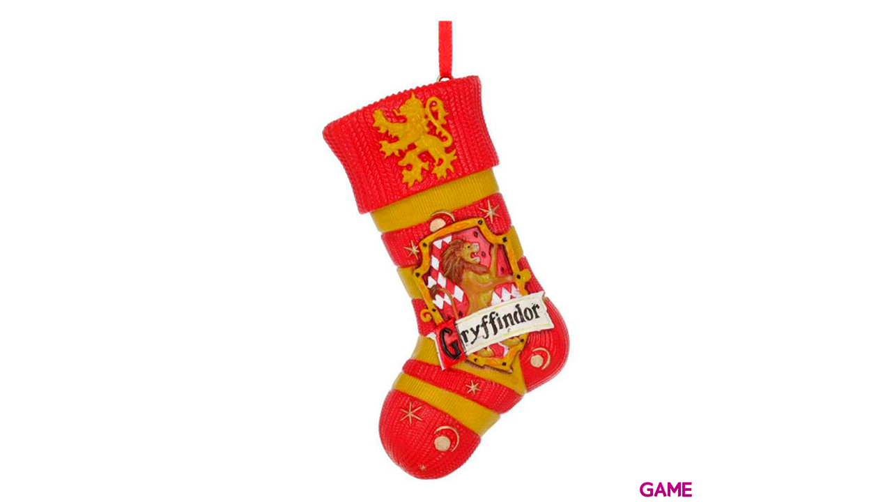 Adorno de Navidad Harry Potter: Calcetín de Gryffindor-1