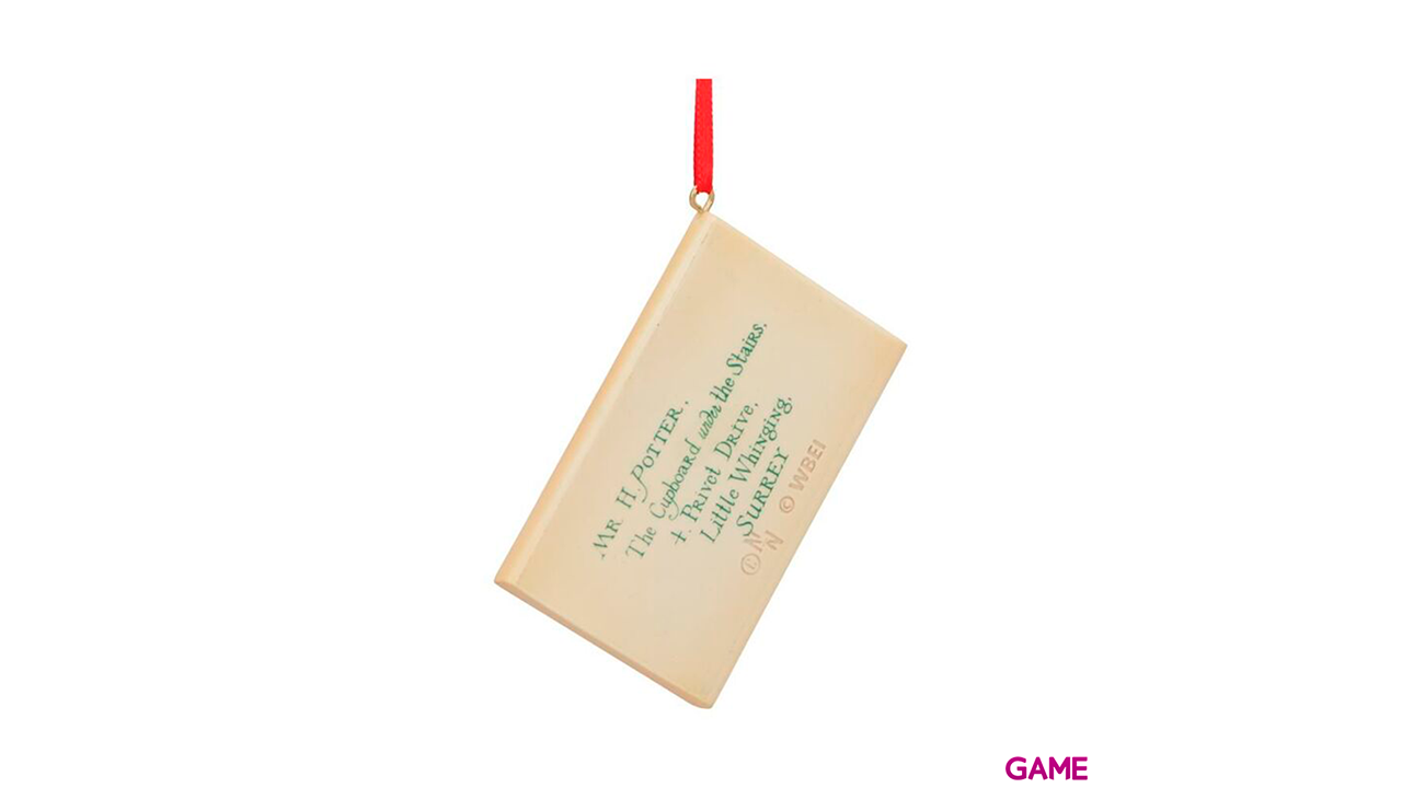 Adorno de Navidad Harry Potter: Carta Hogwarts-1