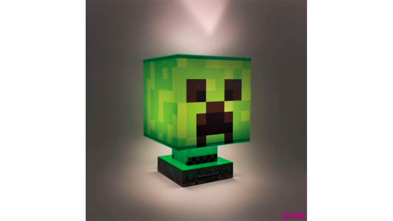Lámpara Minecraft: Creeper-2