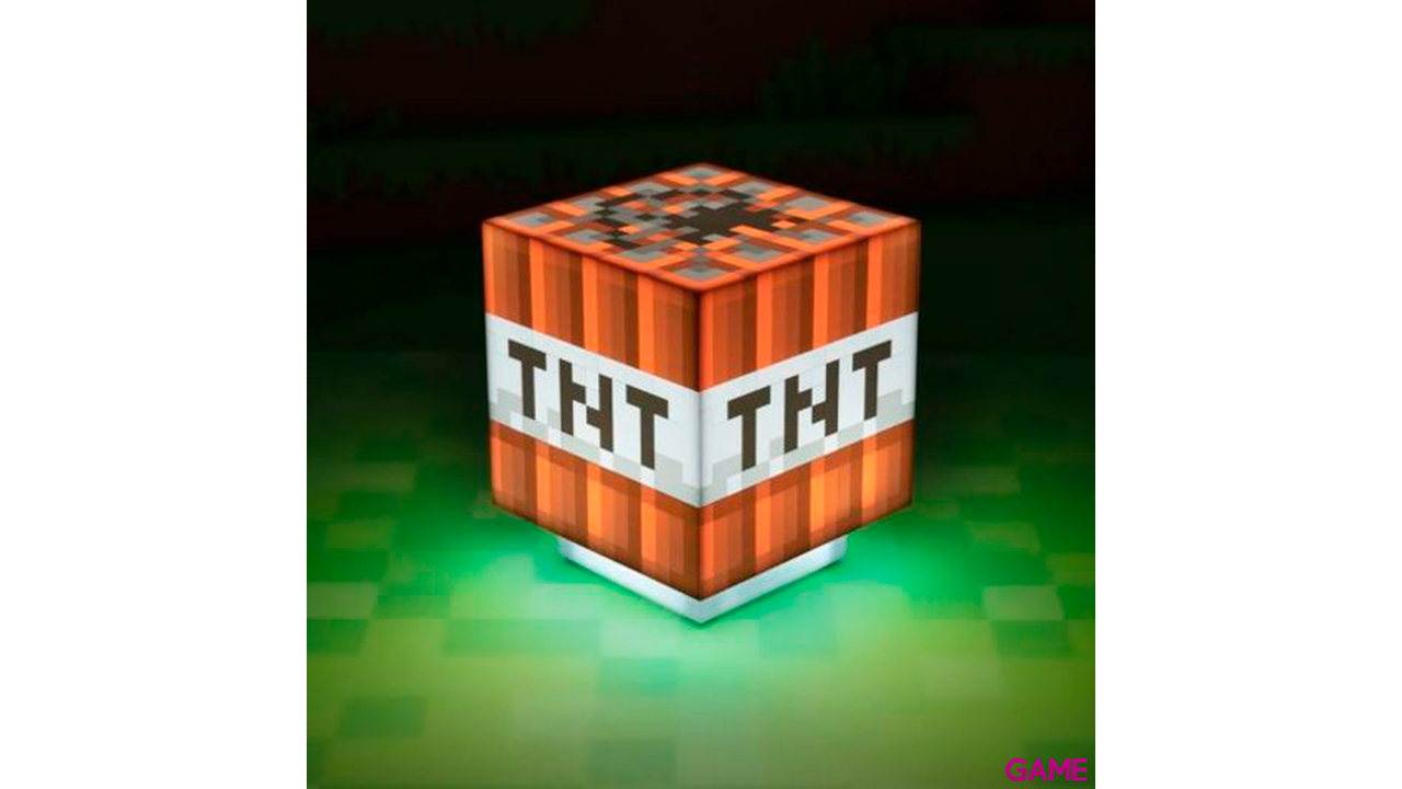 Lámpara Con Sonido Minecraft: TNT-0