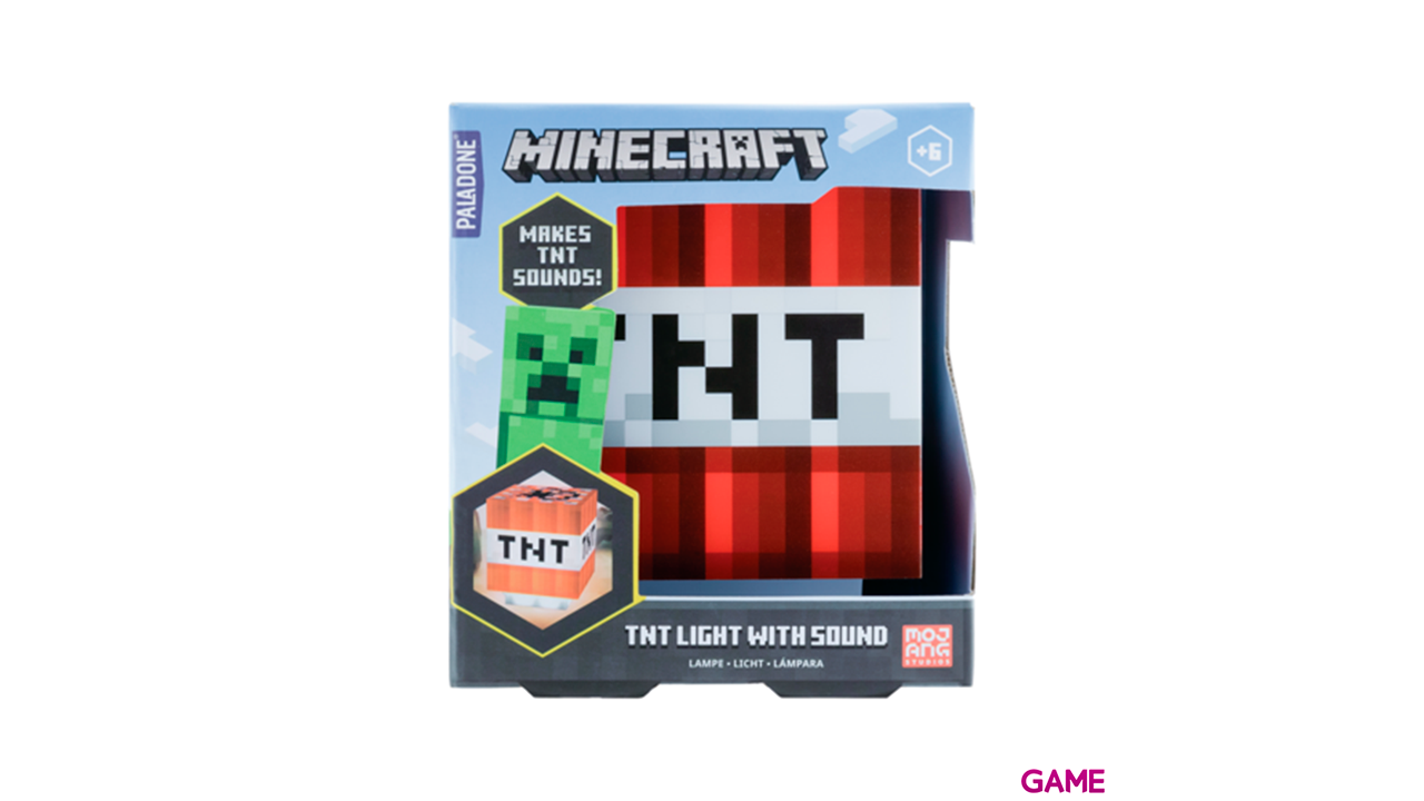 Lámpara Con Sonido Minecraft: TNT-1