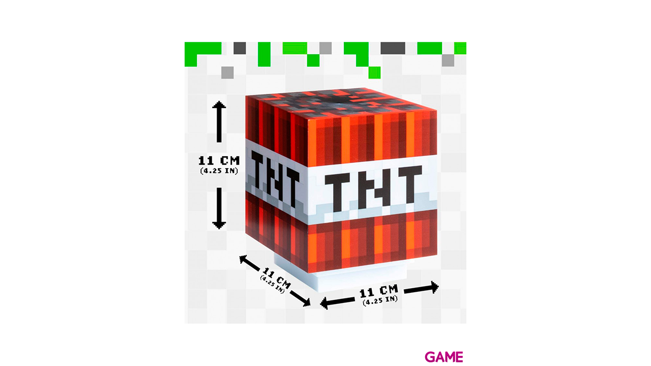 Lámpara Con Sonido Minecraft: TNT-3