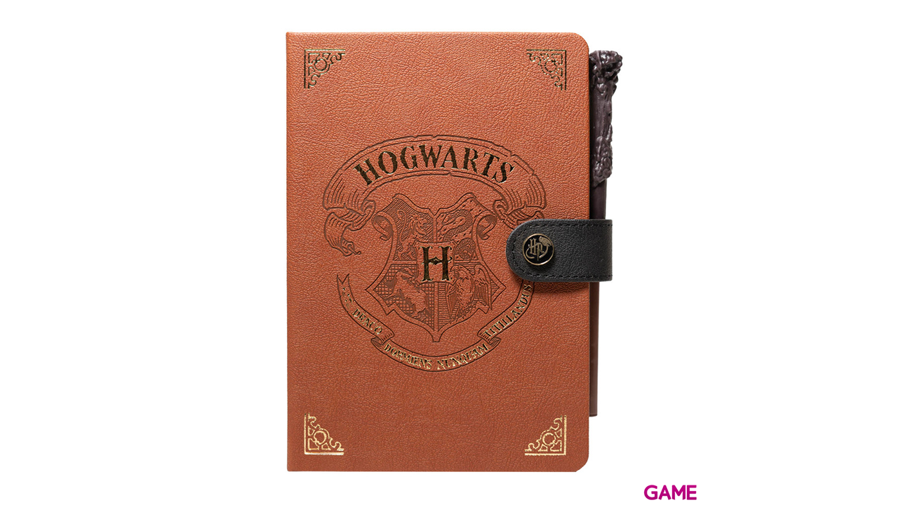 Cuaderno A5 Con Bolígrafo Varita Harry Potter-0