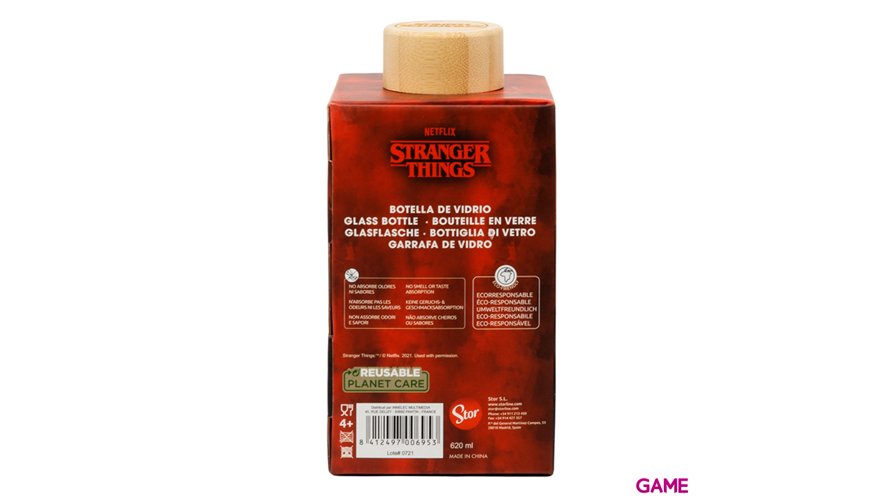 Botella Cristal 620 ml: Stranger Things-0