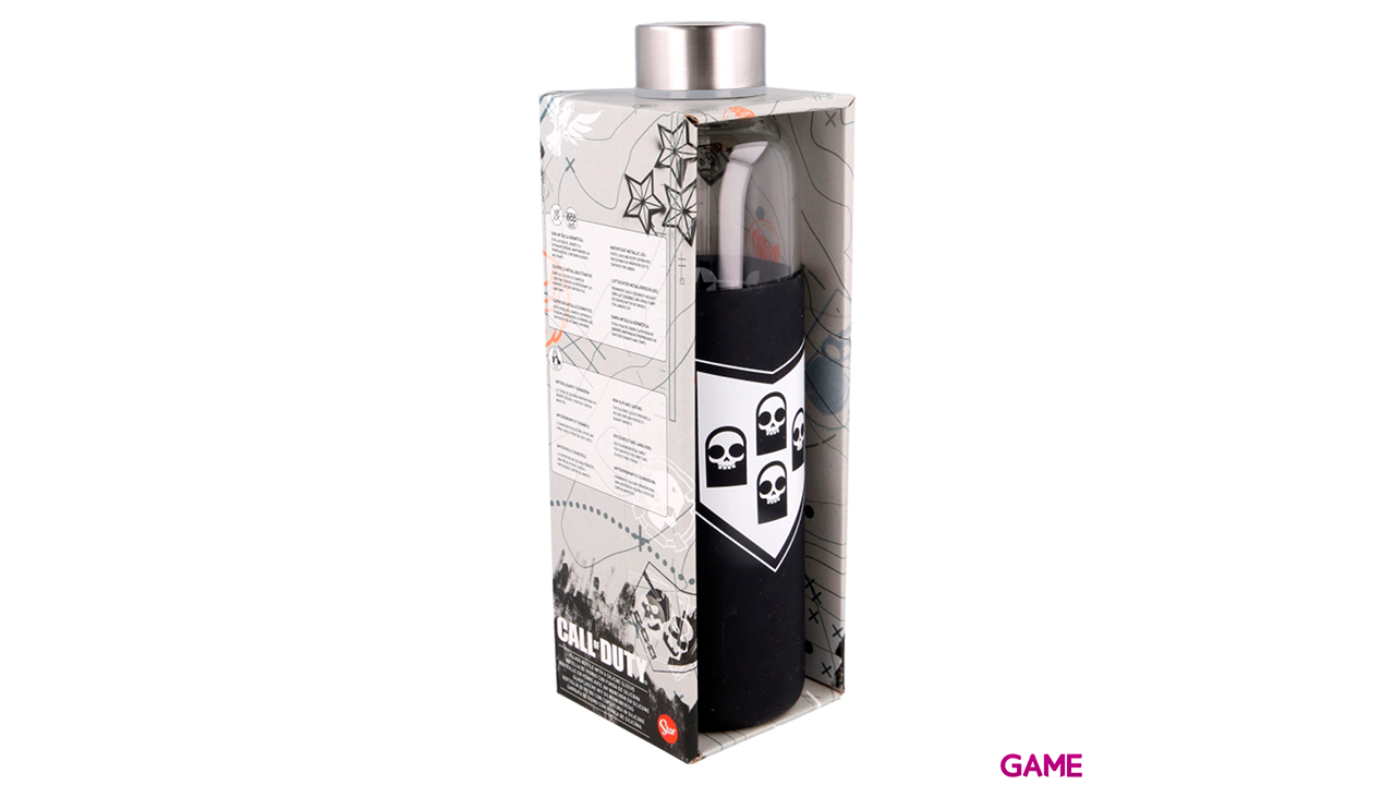 Botella de Cristal con Funda de Silicona 585 ml Call of Duty-1