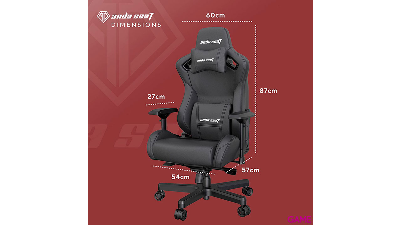 Anda Seat Kaiser Series 2 Negra - Silla gaming-2