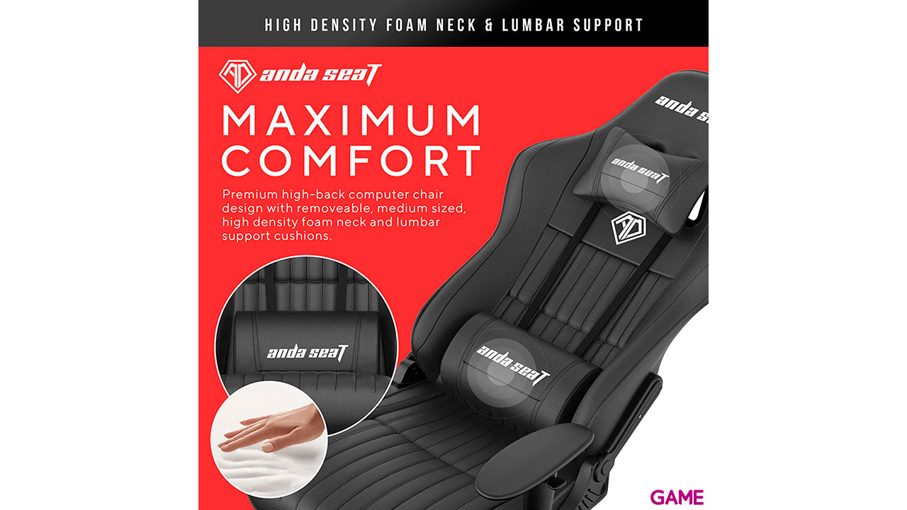 Anda Seat Jungle Series Black - Silla gaming-6