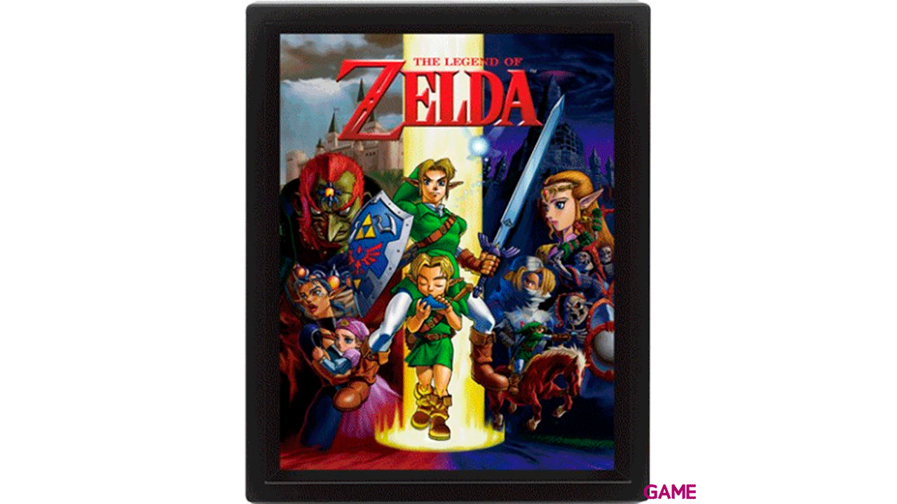 Cuadro 3D The Legend of Zelda: Ocarina of Time-0