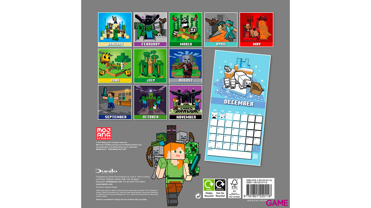 Minicalendario 2022: Minecraft-0