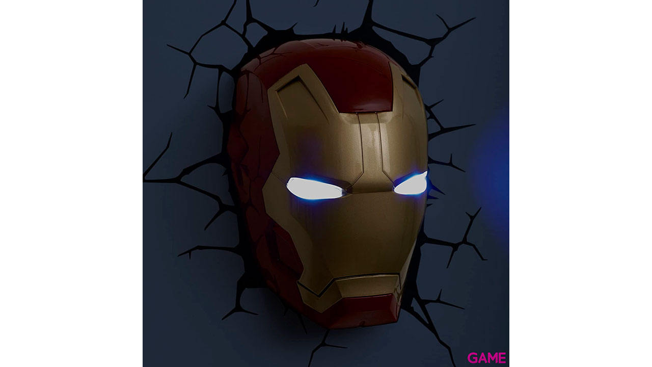 Lámpara 3D de Pared Marvel: Iron Man-0
