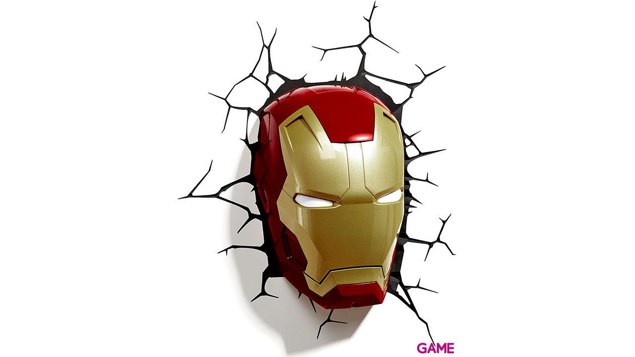 Lámpara 3D de Pared Marvel: Iron Man-5